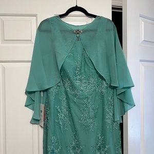 Evening Gown w/ Cape